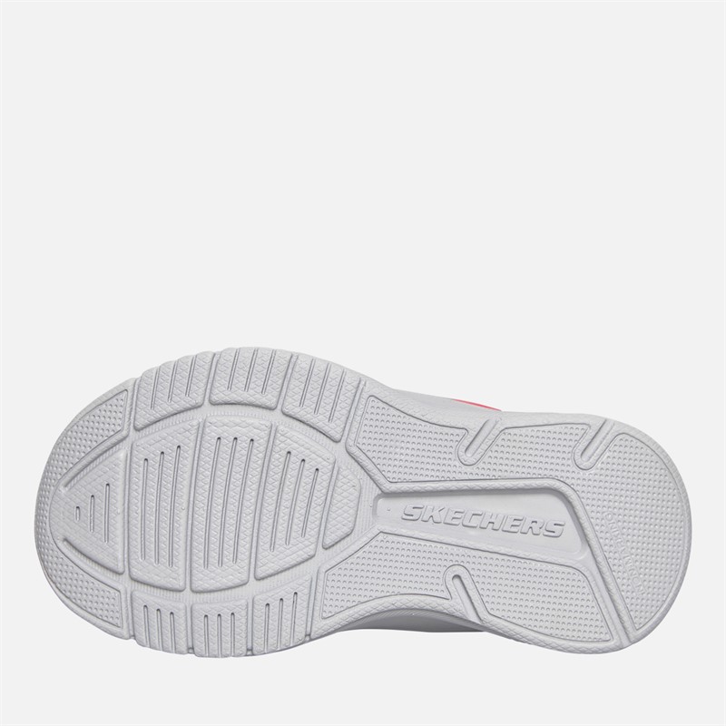 SKECHERS Infant Boys Microspec Advance Trainers Red/Black