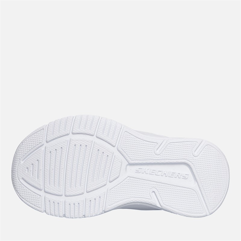 SKECHERS Infant Boys Microspec Advance Trainers Black/Lime Blue/Lime