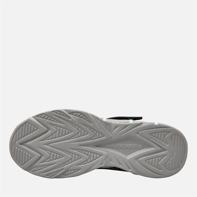 SKECHERS Boys S Lights Vortex 2.0 Zorento Trainers Black/Yellow