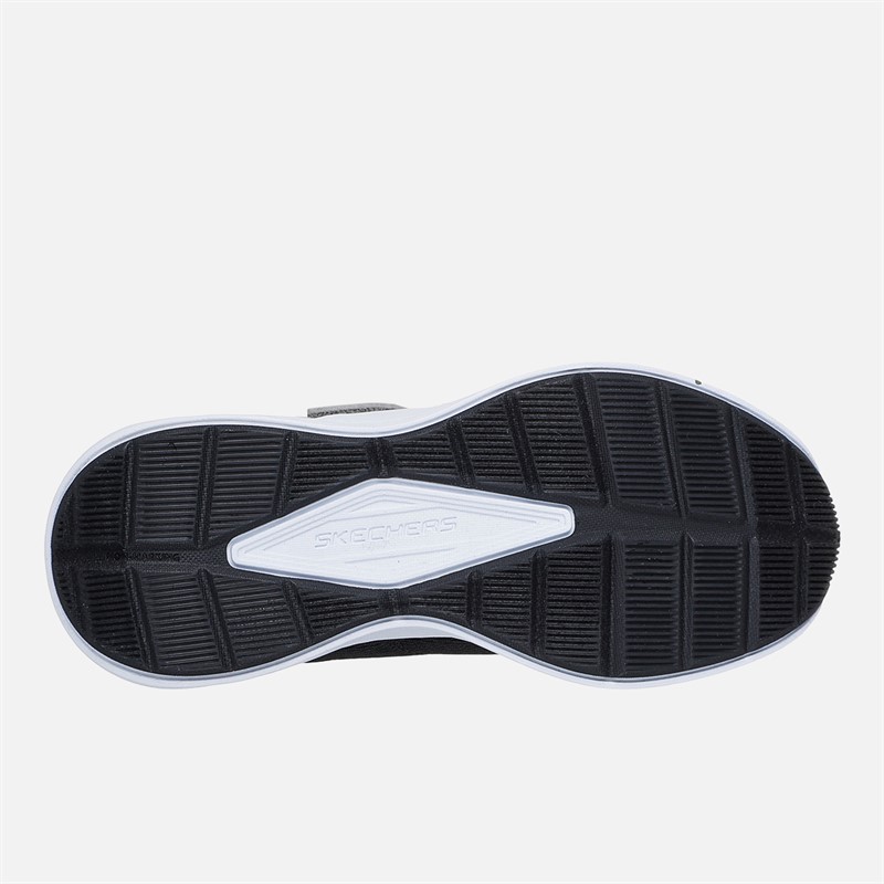 SKECHERS Baskets Microspec Tread Garçon Noir