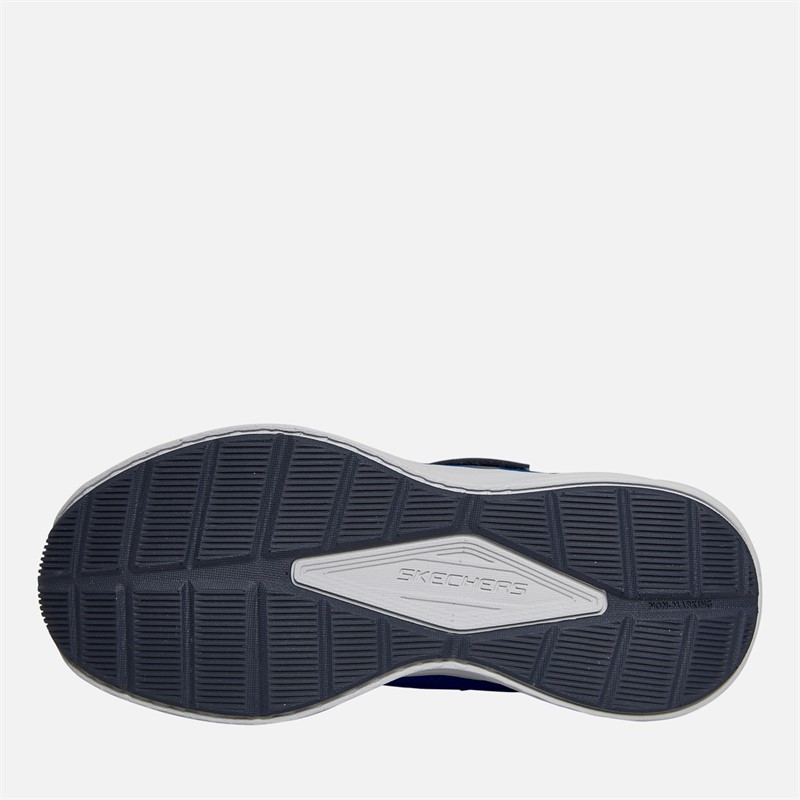 SKECHERS Baskets Microspec Tread Garçon Bleu