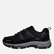 SKECHERS Womens Relaxed Fit Trego Lookout Point Waterproof Hiking Shoes Black/Charcoal