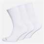 SKECHERS Three Pack Arch Support Crew Socks White Traditional