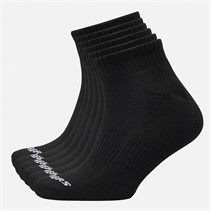 SKECHERS Sechserpack Viertelsocken Schwarz