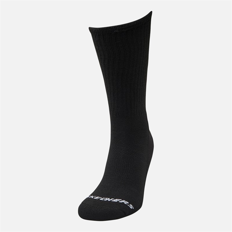 SKECHERS Chaussettes courtes six paires Noir