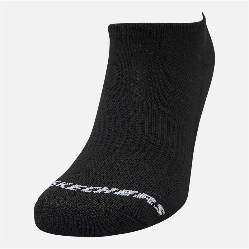 SKECHERS Six paires de chaussettes invisibles Noir