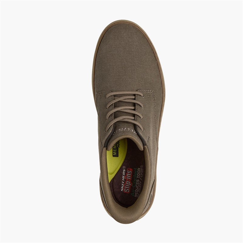 SKECHERS Hyland sneakersy dla niego kolor Brązowy