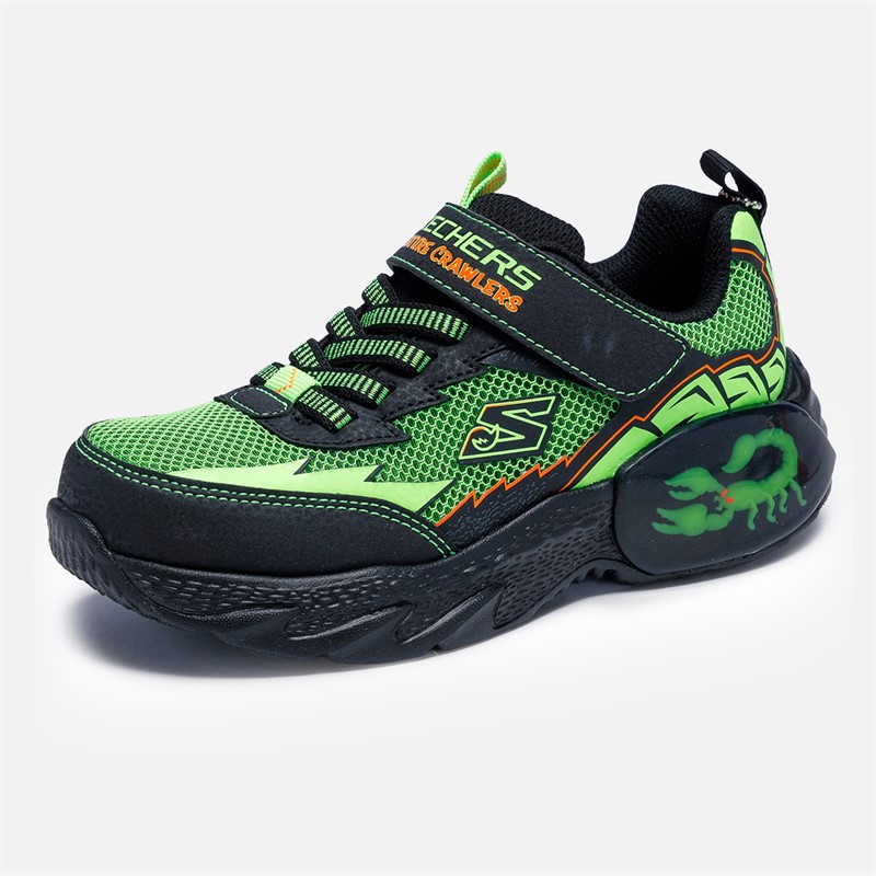 SKECHERS Baskets Garçon Créature Crawlers Noir