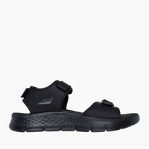 SKECHERS Homme Go Walk Sandales Flex Noir