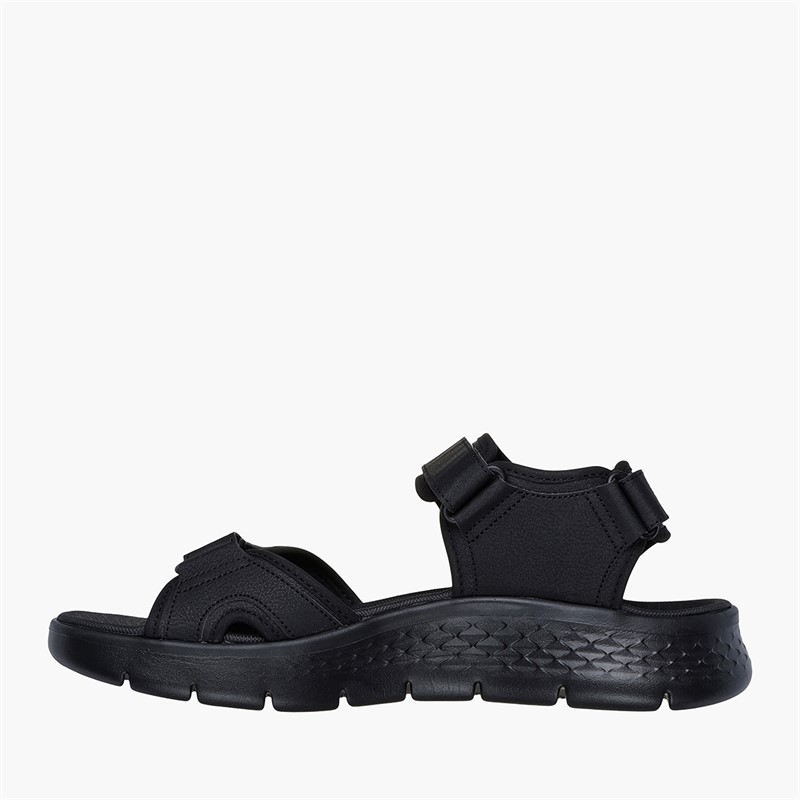 SKECHERS Homme Go Walk Sandales Flex Noir