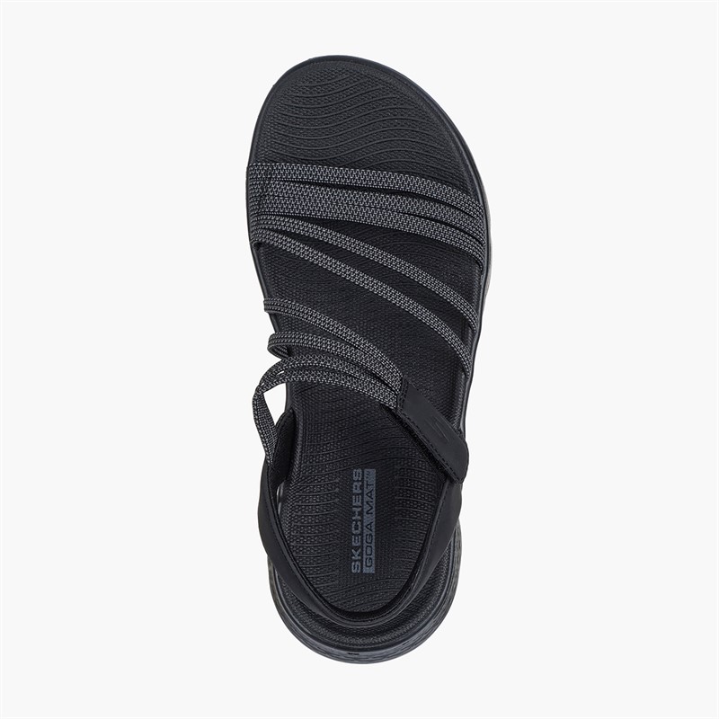 SKECHERS Sandales Go Walk Flex Femme Noir