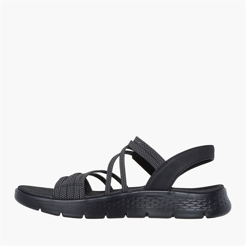SKECHERS Sandales Go Walk Flex Femme Noir