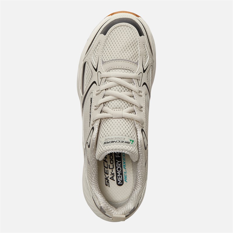 SKECHERS Mens Relaxed Fit Edgeride Exodis Trainers Natural