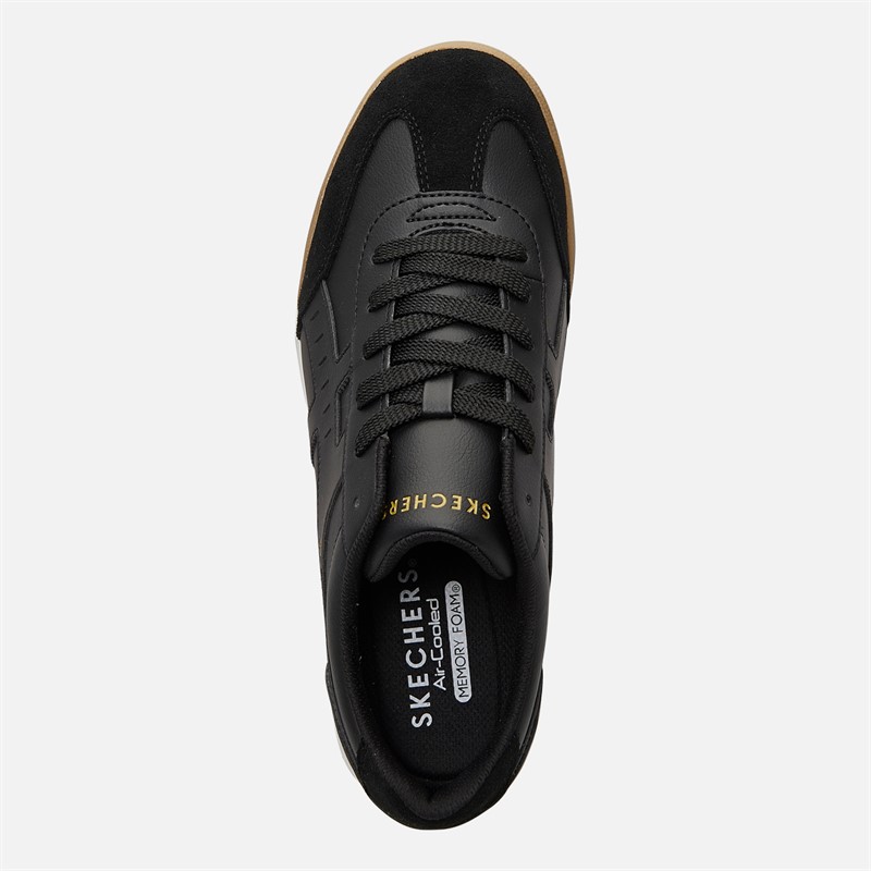SKECHERS Mens Zinger Manzanilla Totale Trainers Black