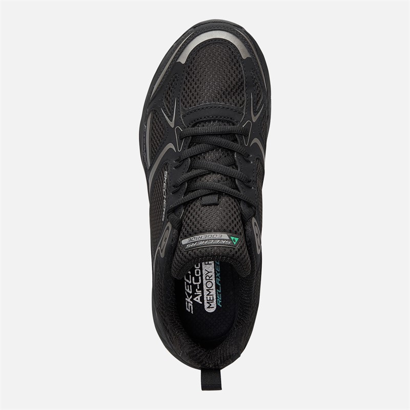 SKECHERS Mens Relaxed Fit Edgeride Exodis Trainers Black