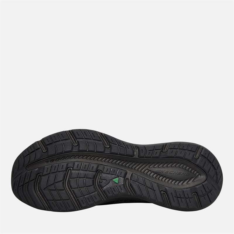 SKECHERS Mens Slip-Ins Relaxed Fit Edgeride Commissioner Trainers Black/Black