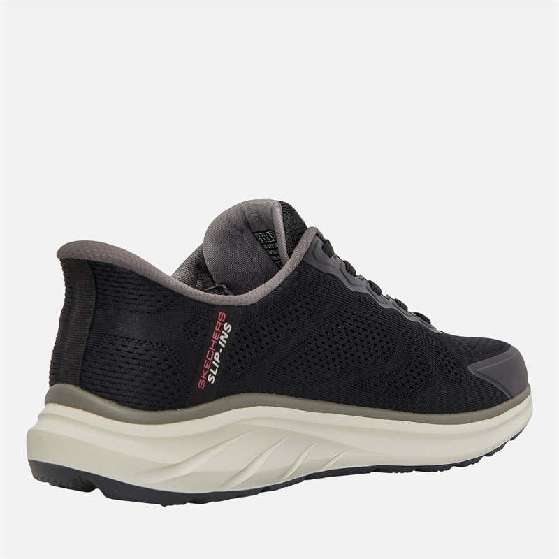 SKECHERS Mens Slip-Ins Relaxed Fit Equilizer 6.0 Durran Trainers Black/Red