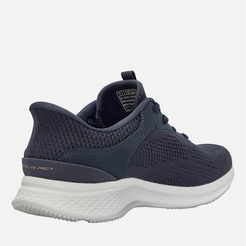 SKECHERS Womens Slip-Ins Skech-Lite Pro 2.0 Smooth Current Trainers Navy