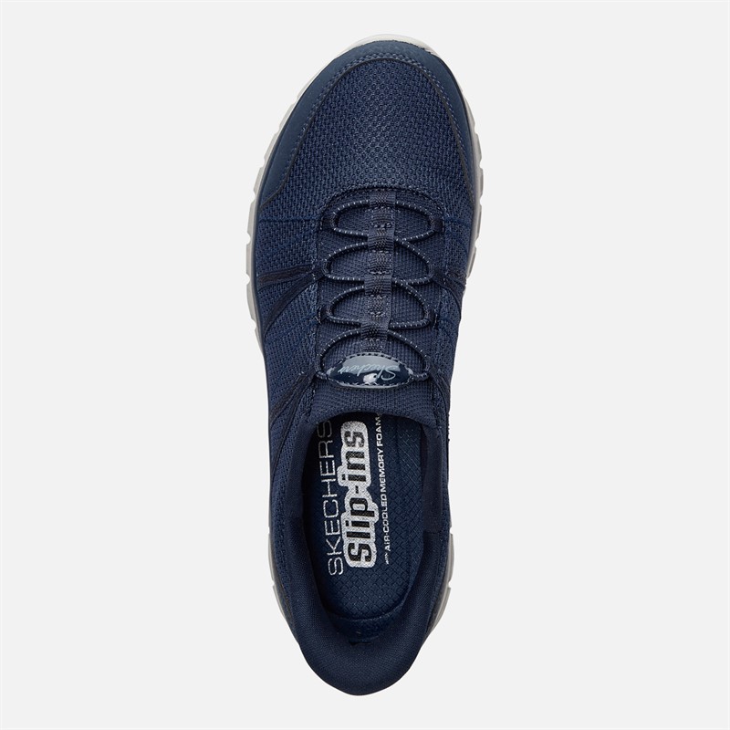 SKECHERS Womens Slip-Ins Graceful Trainers Navy