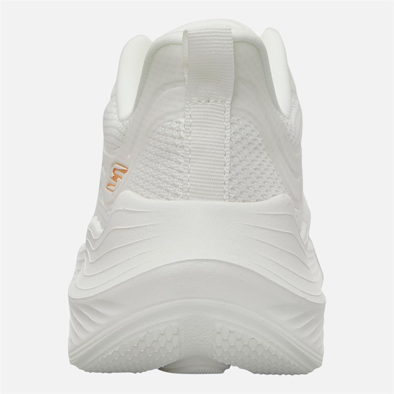 SKECHERS Womens Bobs Sport Squad Waves Still Trainers White/White