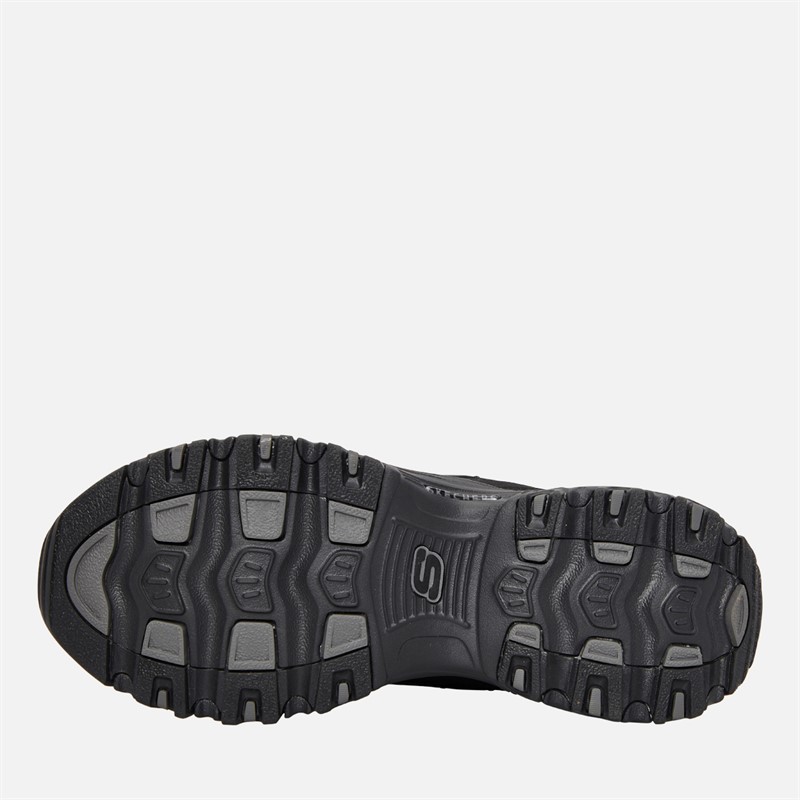 SKECHERS Womens D'Lites Play On Trainers Black