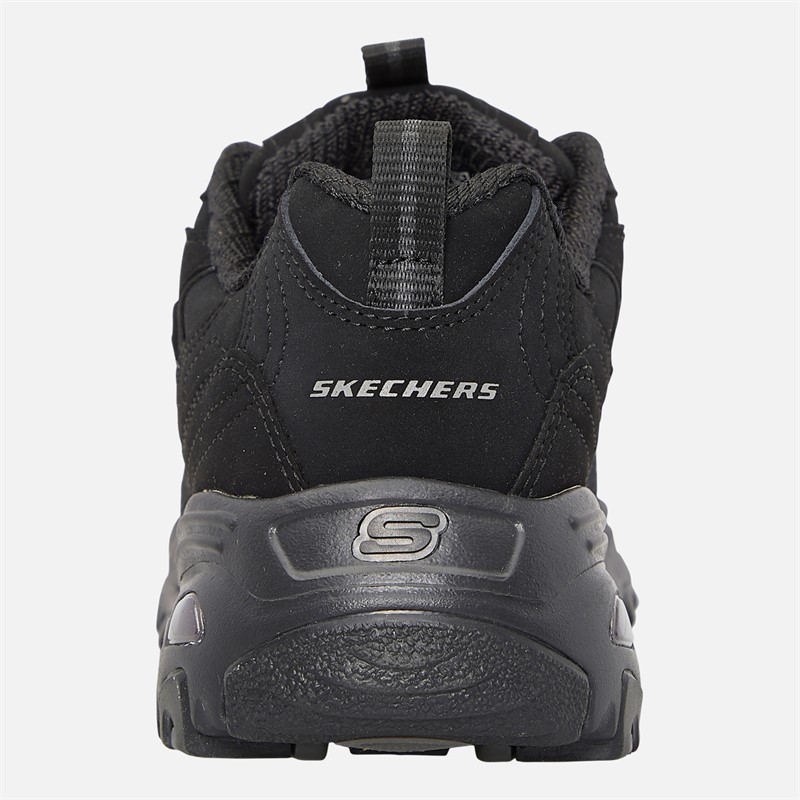 SKECHERS Womens D'Lites Play On Trainers Black