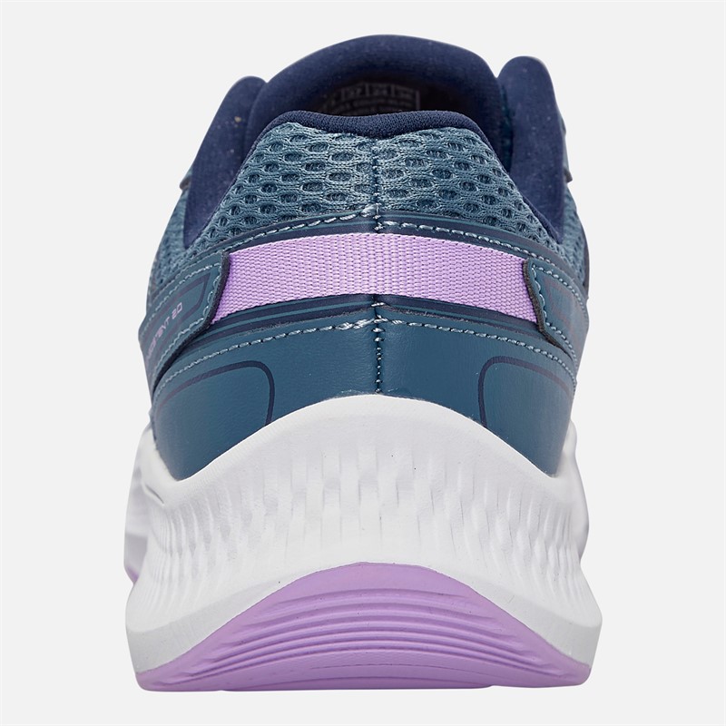 SKECHERS Womens Go Run Consistent Trainers Blue/Purple