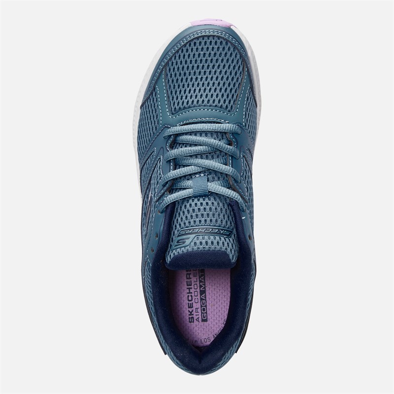 SKECHERS Womens Go Run Consistent Trainers Blue/Purple