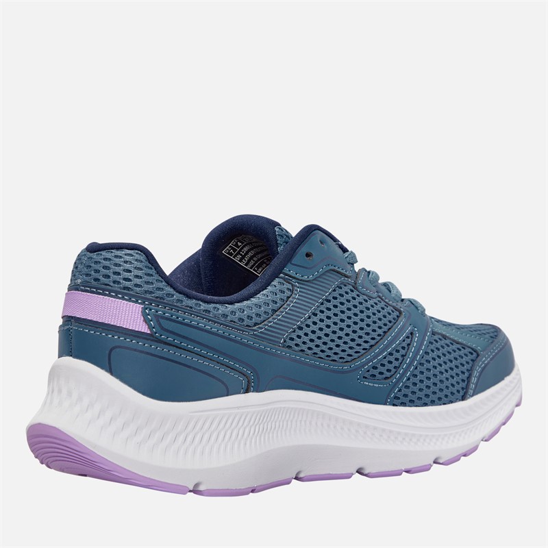 SKECHERS Womens Go Run Consistent Trainers Blue/Purple