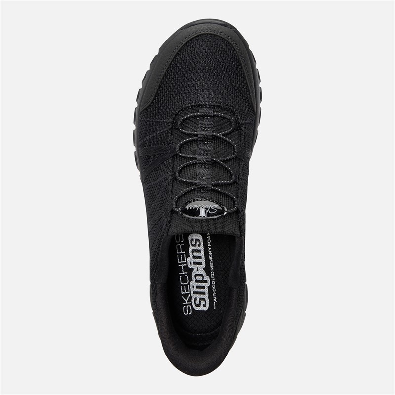 SKECHERS Womens Slip-Ins Graceful Trainers Black