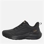 SKECHERS Womens Bobs Sport Squad Waves Just Trainers Black/Black