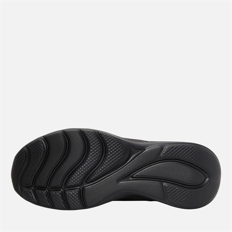 SKECHERS Womens Bobs Sport Squad Waves Just Trainers Black/Black