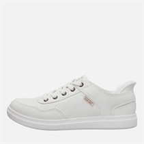 SKECHERS Womens Slip-Ins Bobs D'Vine So Flatte Trainers White/White