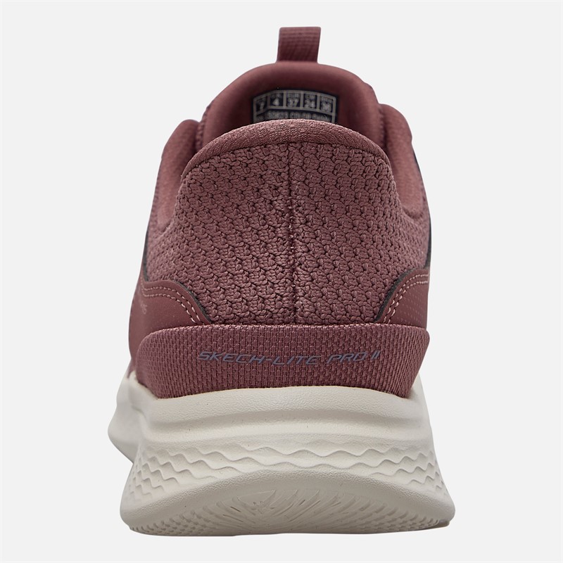 SKECHERS Womens Slip-Ins Skech-Lite Pro 2.0 Smooth Current Trainers Dark Mauve