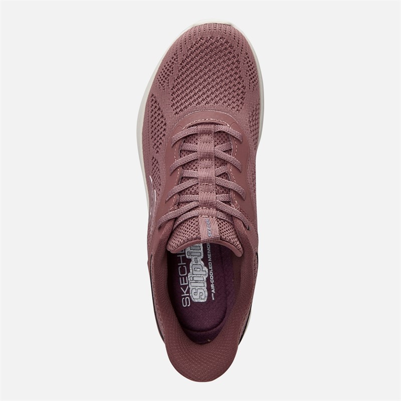 SKECHERS Womens Slip-Ins Skech-Lite Pro 2.0 Smooth Current Trainers Dark Mauve