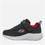 SKECHERS Infant Boys Bounder Techrox Trainers Black/White