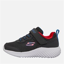 SKECHERS Infant Boys Bounder Techrox Trainers Black/White