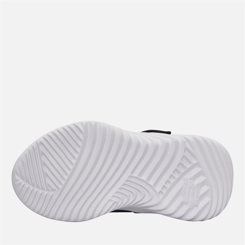 SKECHERS Infant Boys Bounder Techrox Trainers Black/White