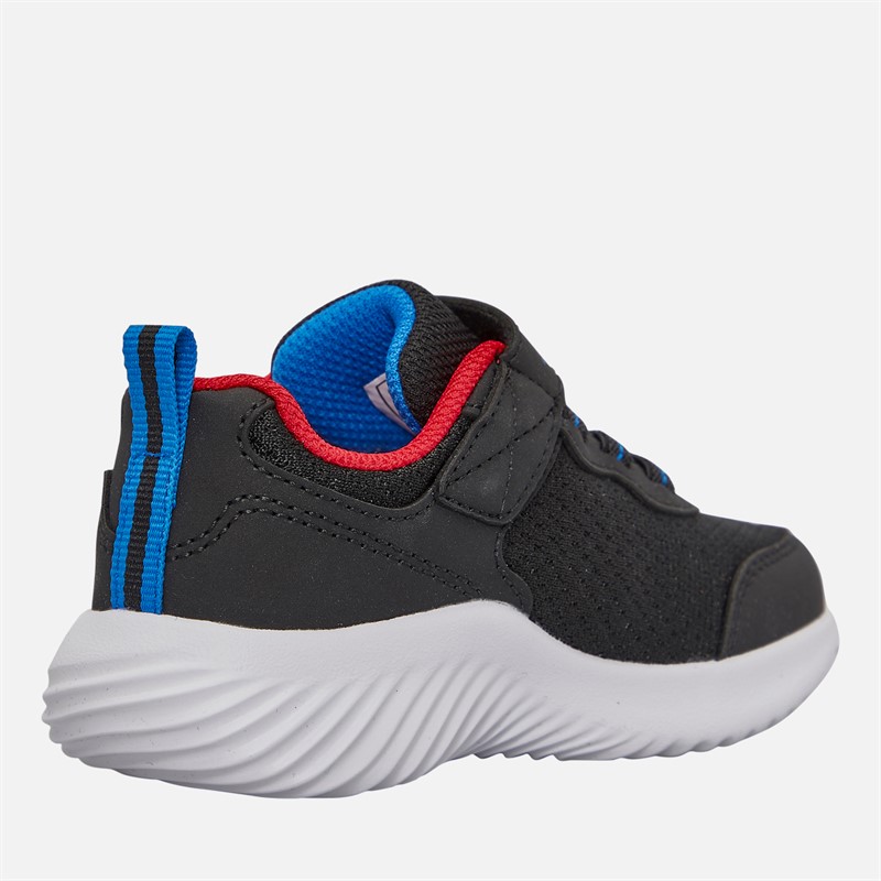 SKECHERS Infant Boys Bounder Techrox Trainers Black/White