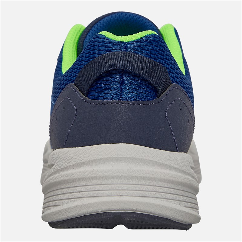 SKECHERS Boys Microspec Tread Cybrex Trainers Blue/Navy