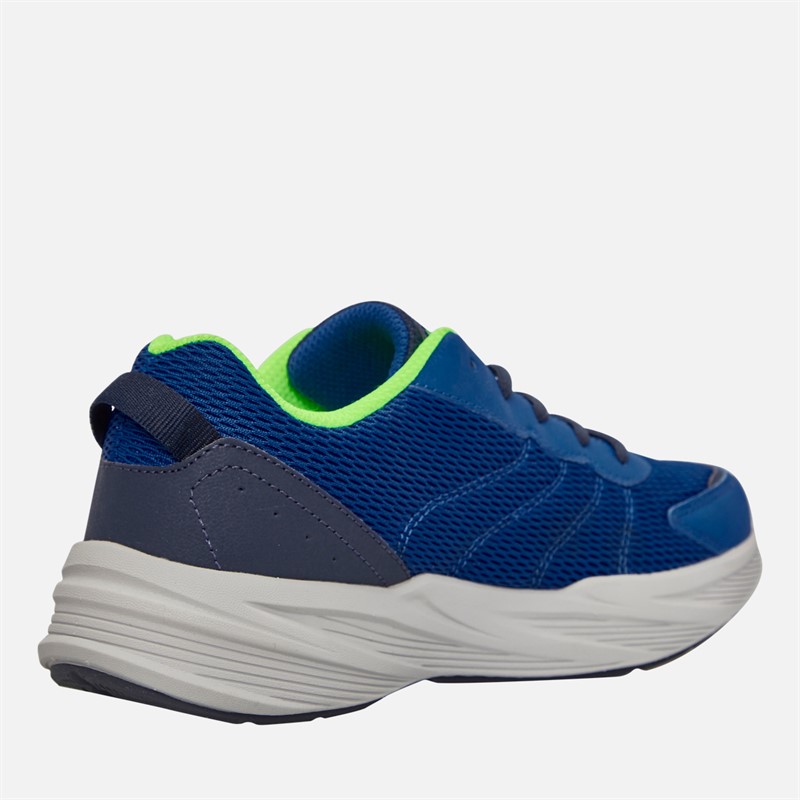 SKECHERS Boys Microspec Tread Cybrex Trainers Blue/Navy