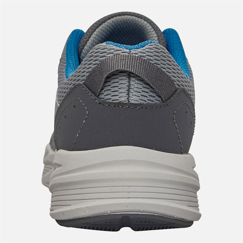 SKECHERS Boys Microspec Tread Cybrex Trainers Grey/Blue