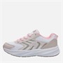 SKECHERS Girls Microspec Tread Extraordinary Ease Trainers Natural/Light Pink