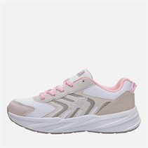 SKECHERS Girls Microspec Tread Extraordinary Ease Trainers Natural/Light Pink