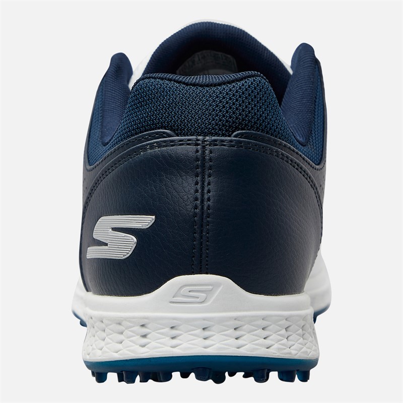 SKECHERS Mens Go Golf Pivot Water-Resistant Golf Shoes White/Navy
