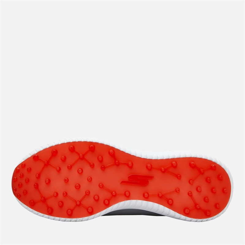 SKECHERS Mens Go Golf Max 2 Arch Fit Waterproof Golf Shoes Grey/Red