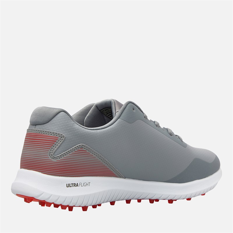 SKECHERS Mens Go Golf Max 2 Arch Fit Waterproof Golf Shoes Grey/Red