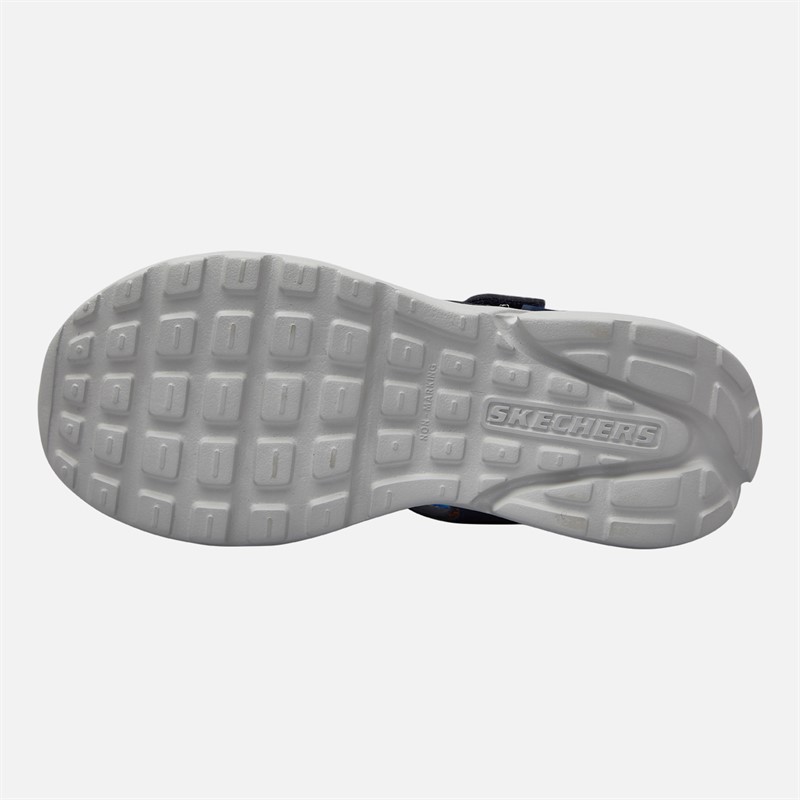 SKECHERS Boys Razor Splash Aqua Buddies Sandals Navy/Blue