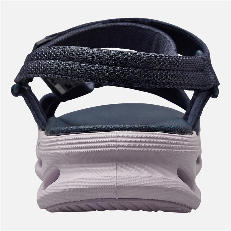 SKECHERS Womens Go Walk Glide-Step 2.0 Rowen Sandals Navy/Lavendar