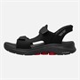 SKECHERS Mens Go Walk 7 Sandal Ken Sandals Black/Red